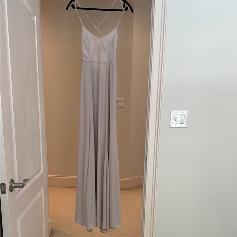 Elegant White Spaghetti Strap Dress